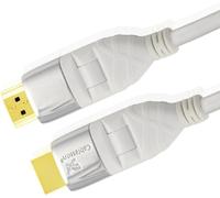 KALANKA-Mackuna Flex Câble HDMI Flexible 4m avec Ethernet (dernière version 2.0 / 1.4a 21Gbps) 1080p, 4k2k, compatible PS4, XBOX ONE, DVD, Blu-ray, boîtes TV HD Canalsat; beIn, Orange TV