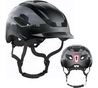 Kalanka-Made For Xiaomi Led Helmet - Casque Led Vtt/Vélo & Trottinette Électrique - Bloc Led Arrière Rechargeable & Adapté Multisports - Confortable & Design Respirant Pour Homme & Femme - Noir