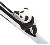KALANKA-Mag Panda Yaa Boo 12cm Blanc - Peluche avec Aimant - Animal magnétique pour réfrigérateur, Tableau Noir, élément métallique et Beaucoup Plus, Superbe idée Cadeau