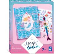 KALANKA--Magic Ocean -Carnet Secret-Journal Intime pour Enfant -Kit de Loisirs Créatifs -Carnet avec Stylo Queue de Sirène -Univers de la Petite Sirène -Activité Manuelle pour Enfant 7 Ans et + - J09
