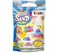 KALANKA-MAGIC SAND Sable magique enfant JAUNE Sable coloré 750g Sable a modeler sans gluten Sable cinétique Activites manuelles pour enfants 33579