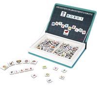 KALANKA-- Magneti'Book Alphabet - Jeu Éducatif Magnétique 142 Pièces - Version Anglaise - Dès 3 Ans, J02712, Bleu Turquoise