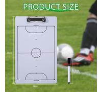 Kalanka-Magnétiques Tableaux Tactiques De Football, Entraîneur De Footbal Futsal Stratégie Panneau Kit Soccer Coaching Board Soccer Sports Accessoire Avec Marqueur Et Gomme