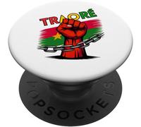 Kalanka-Maillot Burkina Faso Ibrahim Traoré Thomas Sankara Traore Popsockets Popgrip Adhésif