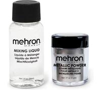 Kalanka-Make-Up Metallic Powder Avec Mixing Liquid - Silver (5 Gr/30 Ml)