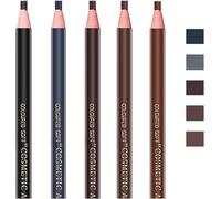 Kalanka-Makeup Crayon Sourcil, Eye Liner Noir Waterproof, 5 Couleurs, Noir, Gris, Brun, Brun Foncé, Brun Clair