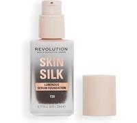 Kalanka-Makeup Revolution, Skin Silk Serum Foundation, Light To Medium Coverage, Contains Hyaluronic Acid, F20, 23ml
