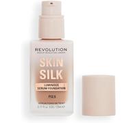 Kalanka-Makeup Revolution, Skin Silk Serum Foundation, Light To Medium Coverage, Contains Hyaluronic Acid, F12.5, 23ml