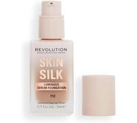 Kalanka-Makeup Revolution, Skin Silk Serum Foundation, Light To Medium Coverage, Contains Hyaluronic Acid, F12, 23ml