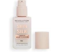 Kalanka-Makeup Revolution, Skin Silk Serum Foundation, Light To Medium Coverage, Contains Hyaluronic Acid, F0.5, 23ml