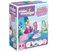 KALANKA-Mako Moulages \u2013 Mon Trio Enchantée \u2013 Fée \u2013 Sirène \u2013 Licorne - kit de Loisirs créatif - Plâtre et Peinture \u2013 1 moule en latex rouge \u2013 Activité Manuelle - Made in