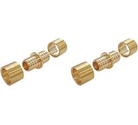 Kalanka-, Manchon Égal À Glissement Per Ø16 - Montage Facile, Résistant À La Corrosion, Compatible Avec Tubes Per, Pression Max 10 Bars, Température 5°C À 90°C, Certifié Nf (Lot De 2)