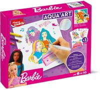KALANKA-MAPED Creativ - Aqua'Art Danse - Activité Aquarelle pour Enfants - Coloriage aux Crayons Aquarellables + Pinceau à Eau sur Supports Métallisés - 3 Affiches à Colorier et Personnaliser - Dès 7