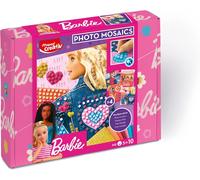 KALANKA-MAPED Creativ - Photo'Mosaics Barbie - Activité Mosaïques Intuitive avec Illustration Barbie - Planches de Mosaïques Colorées et Adhésives - Dès 5 Ans, Rose