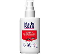Kalanka-Marie Rose - Spray Anti-Moustiques Haute Protection Zones Tropicales - 100ml - Protection Efficace Contre Les Moustiques Tropicaux Et Tigres, Translucide