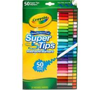 Kalanka-Marqueurs Lavables Supertips - 50 Couleurs Uniques - Feutres À Pointe Moyenne Pour Coloriage, Dessin, Lettrage E Écriture - Encre Lavable Sur Peau E Vêtements - Activité Créative, 7555
