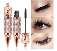 Kalanka-Mascara Fibre De Soie 4d, Allongement De Cils Extra Long Et Mascara Volume Des Cils Imperméable À L'eau Longue Durée Naturellement Maquillage Des Yeux Ne Fleurit Pas