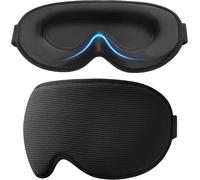 Kalanka-Masque De Nuit, 3d Masque De Sommeil 100% Anti-Lumière, Zéro Pression Oculaire&design Elargi Sur Le Côté, Ultra-Douce&confortable Avec Bande Réglable, Cache Yeux Pour Dormir Pour Homme&femme