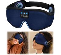 KALANKA-Masque de nuit Sommeil Ecouteurs Bluetooth Innovant, Bandeau de Sommeil les Yeux Casque Sans Fil avec écouteurs Bluetooth 5.4 pour Insomnie Méditation Bloque la Lumière Cadeau pour Homme Femm