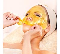 Kalanka-Masque Facial En Gel D'or 24k - Hydratation Profonde, Anti-Âge Et Réduction Des Rides - Traitement Anti-Acné, Cernes Et Éclat - Soin Facial Organique Et Spa À Domicile, Lot De 3