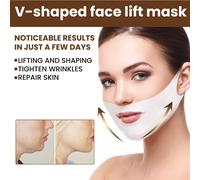Kalanka-Masque Lifting Hydratant V,Face V Masque Hydratant,Masque Visage Lifting V Line,Anti-Rides Double Chin Réducteur,Masque Facial Raffermissant,Masque De Soulèvement De Ligne V,5pc