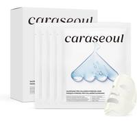 Kalanka-Masque Visage Collagène Glowganic Pro, Masque Hydrogel Coréen Avec Niacinamide & Adénosine, Boost Éclat, Masque Nuit Hydratant, Vegan, Soin Coréen [1,19 Oz (34 G) X 4]