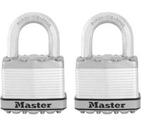Kalanka-Master Lock Cadenas Très Haute Sécurité [A Clé] [Acier Laminé] [Extérieur] M5eurd - Idéal Pour Les Remises, Les Garages, Les Clôtures Et Les Portails