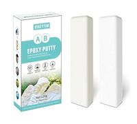 KALANKA-Mastic Epoxy, 120g Pâte à Réparer Multi-Usages Pâte Epoxy bi-composante pour Collages Sur de Multiples Matériaux Métal, Plastique Dur, Pierre, Bois, Céramique (Blanc)
