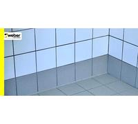 KALANKA-Mastic silicone résistant aux moisissures, gris béton, 300 ml, spécial sanitaire, WEBERSEAL SANITARY