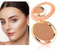 Kalanka-Matte Bronzer Poudre Visage Maquillage - Bronzante Naturel Sunkissed Look, Hautement Pigmenté, Éclat Longue Tenue, Facile À Mélanger, Vegan & Cruelty-Free Bs02