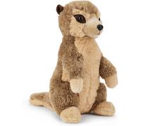 KALANKA-Matthew Le Jouet en Peluche Suricate (24cm) Sentinelle - Doux, Moelleux, 100% Recyclé - Curieux Compagnon du Désert