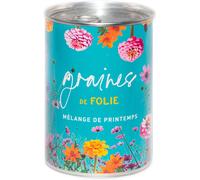 Kalanka-Mauvaises Graines - Kit De Fleurs À Semer En Boîte - Kit De Culture À Offrir Comme Cadeau Original Amis Famille Fêtes - Ultra Simple À Utiliser - 100% Fabriqué En France (Folie Pop)