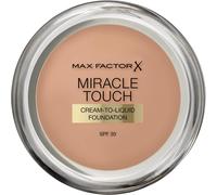 Kalanka-Max Factor - Miracle Touch Foundation - Lightweight Cream To Liquid Formula - Spf 30 & Hyaluronic Acid - 80 Bronze