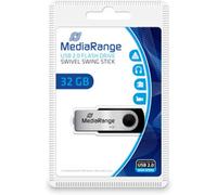 KALANKA-Mediarange MR911 Clé USB 32 Go Noir-Argent
