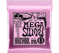 KALANKA-Mega Slinky Nckl Wnd Elec Gtr Strings 3 Pk 10.5 48