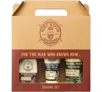 Kalanka-Men's Master Ensemble-Cadeau De Rasage 3 Pièces Pour Homme Mousse A Raser Hydratante Lotion Après Rasage Apaisant Et Crème Rajeunissant Anti-Rides Soins Pour Visage Ensemble-Cadeau
