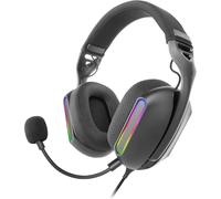 KALANKA-MH-Pro, Casque Gaming ARGB Flow, Son Surround, Coussinets AIR 3D, Microphone, PS4, PS5, Xbox One, Xbox Series X-S, Switch, Switch 2, Windows, Mac, Smartphone et Tablette, Noir