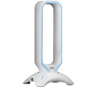 KALANKA-MHHXW, Support pour Casque de Jeu RGB Flow + 2X USB 2.0, Blanc