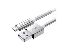 KALANKA-Micro USB Cable 2 m Quick Charge and Data Transfer for Samsung Galaxy S7/6/A10/J, Xiaomi Redmi 9c/6a/Note 6 Pro, PS4/Xbox One Controller, and Other MicroUSB Devices 2 m White