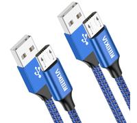KALANKA-Micro USB Cable, 2 Pack [3M+3M] Micro USB Cable Android Braided Nylon Fast Charger for Samsung S7 S6 S5 J7 J5 J3 Tablet Huawei Sony HTC Motorola Nexus LG PS4