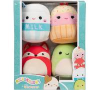 Kalanka-Micromallows Pack De 4 Original Clara La Cupcake, Fifi La Renarde, Henry La Tortue, Melly La Brique De Lait