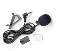 KALANKA-Microphone avec connecteur 3,5 mm, kit mains libres pour voiture, mini micro sans fil Lavalier pour audio stéréo GPS CD DVD dans la voiture, câble de 2 m