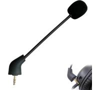 KALANKA-Microphone de Rechange 3,5 mm Boom for Hyperx Cloud 2, Micro Gaming Antibruit Compatible avec Casques for HyperX Cloud Alpha, Cloud Core, Cloud Pro, Cloud X, Micro Gaming pour PS5, PC