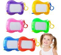 KALANKA-Mini Ardoise à Dessin Enfants, 6pcs Petite Planche à Dessin MagnéTique Portable, Petite Ardoise à Dessin MagnéTique, Mini Ardoise à Dessin Magique, Pour GarçOns Filles Cadeaux Remplissage Sac
