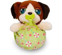 KALANKA-Mini Beagle, Peluche Chiot avec Sons, Transportable Partout Grâce a Son Sac, Jouet Cadeau pour Filles et Garçons de + 3 Ans