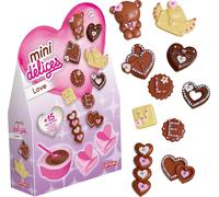 KALANKA-- MINI DELICES - Love - Kit Création Chocolat Pour Enfants dès 6 Ans - Fabrication 15 Chocolats Forme Coeur Sans Cuisson - Prêt à Offrir avec Emballages - Idée Activité Manuelle Anniversaire