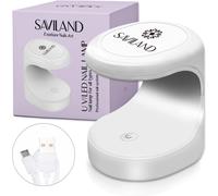 KALANKA-Mini Lampe UV LED, 16W Efficace Lumière Pure, Séchage Ultra Rapide Professionnel avec USB Portable pour Ongles Gel Pose Americaine, Vernis Semi Permanent