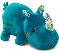 KALANKA-- Mini Personnage Marius Le rhinocéros - Peluche en Tissu Douce et Mignonne pour Enfants - Stimule la motricité Fine et l¿Imagination - Jouet éducatif collectionnable dès 2 Ans - 83136