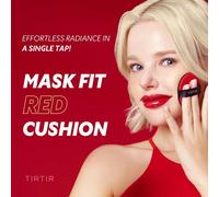 Kalanka-Mini Taille Mask Fit Red Cushion Foundation, Couverture Complète, Légère, Finition Satinée Et Brillante, Couverture De Tatouage À Construire (0,15 Fl Oz) 34 W