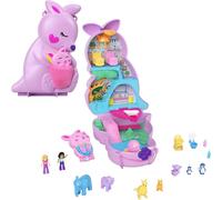 KALANKA-Mini-Univers Coffret Famille Kangourous À Poche 2 en 1 avec 2 Mini-Figurines Et Accessoires, Jouets De Voyage, Jouet Enfant, Dès 4 Ans, HKV50